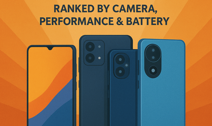 Top 10 Smartphones in July 2025 – Ranked by Camera, Performance & Battery