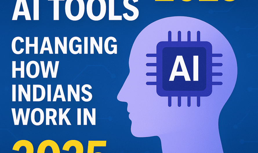 Top 5 AI Tools Changing How Indians Work in 2025