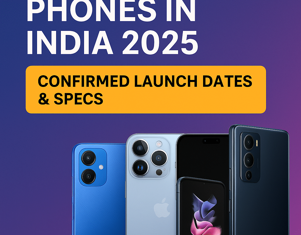 upcoming phones in india 2025 confirmed launch dates and specs